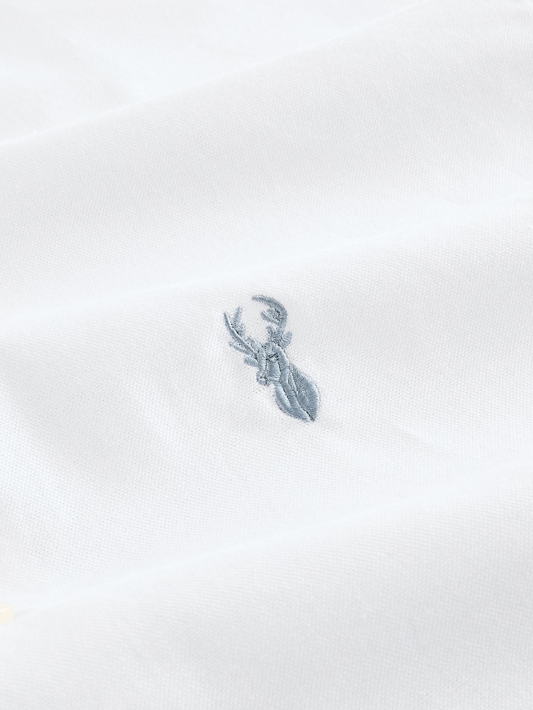 White Oxford Short Sleeve Shirt - Image 2 of 3
