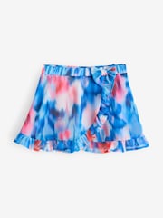 Baker by Ted Baker Printed Chiffon Cover-Up Swim Skirt - Image 1 of 5