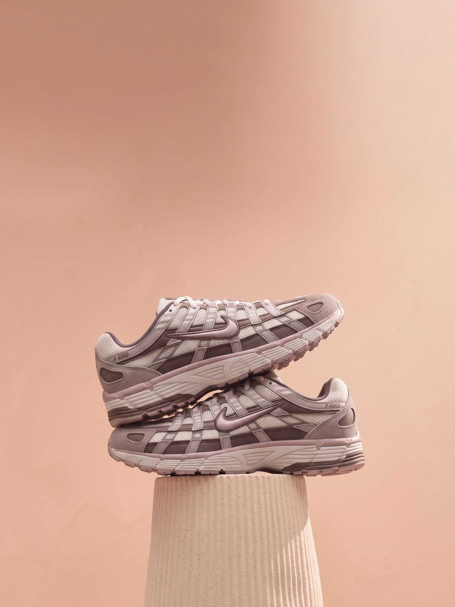 Nike P-6000 Trainers Summit Platinum Violet Cave Stone White in Women's Size 7.5, Offspring - Image 3