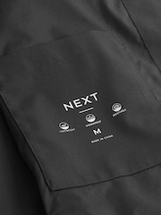 Black Showerproof Corduroy Collar Jacket - Image 9 of 11