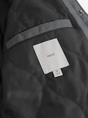 Charcoal Grey Lightweight Padded Coach Jacket - Image 10 of 12