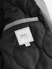 Light Grey Shower Resistant Padded Hood Jacket - Image 10 of 13