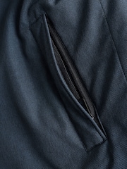 Navy Blue Lightweight Padded Coach Jacket - Image 8 of 11