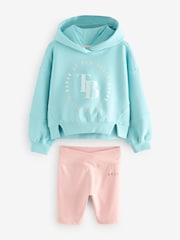 Baker by Ted Baker Blue Graphic Hoody and Cycling Shorts Set - Image 9 of 12