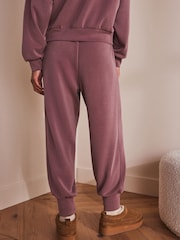 Pink Cuffed Modal Blend Joggers - Image 3 of 5