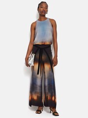 Jigsaw Blue Modern Tie Dye Tank - Image 2 of 7