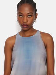 Jigsaw Blue Modern Tie Dye Tank - Image 6 of 7