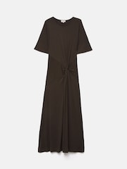 Jigsaw Brown Twist Front Dress - Image 6 of 7