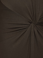 Jigsaw Brown Twist Front Dress - Image 7 of 7