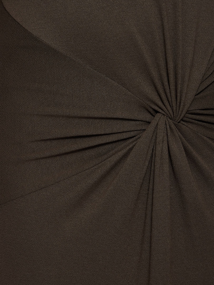 Jigsaw Brown Twist Front Dress - Image 7 of 7