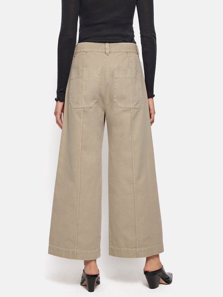 Jigsaw Brown Denim Sailor 100% Cotton Jeans - Image 2 of 7