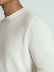Reiss White Monarch Atelier Cashmere Crew-Neck Jumper - Image 3 of 6