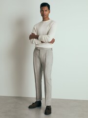 Reiss White Monarch Atelier Cashmere Crew-Neck Jumper - Image 4 of 6