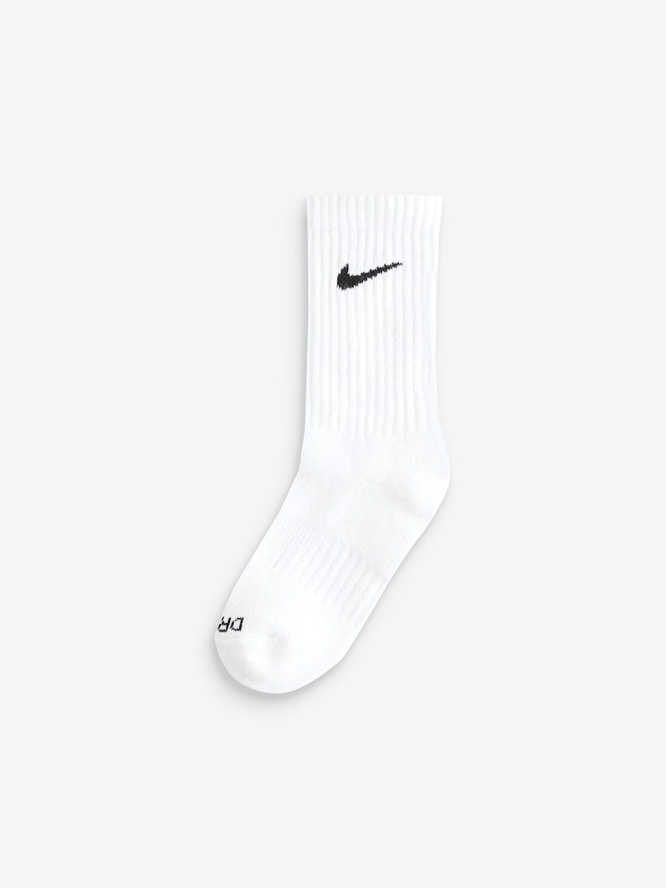 Nike Black/White Little Kids Performance Crew Socks 6 Pack - Image 2 of 7