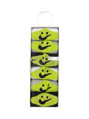 Nike Grey Smiley Socks 6 Pack - Image 2 of 3