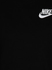 Negru - Tricou Nike Little Kids Futura 100% Bumbac - Imaginea 5 din 5