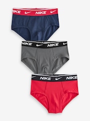 Nike Red Briefs 3 Pack - Image 1 of 4