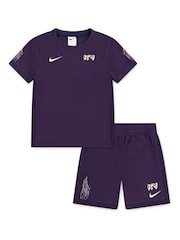 Nike Purple Little Kids Kylian Mbappe Academy Football T-Shirt and Shorts Set - Image 1 of 5