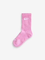 Nike Glacier Blue Little Kids Performance Crew Socks 6 Pack - Image 4 of 7