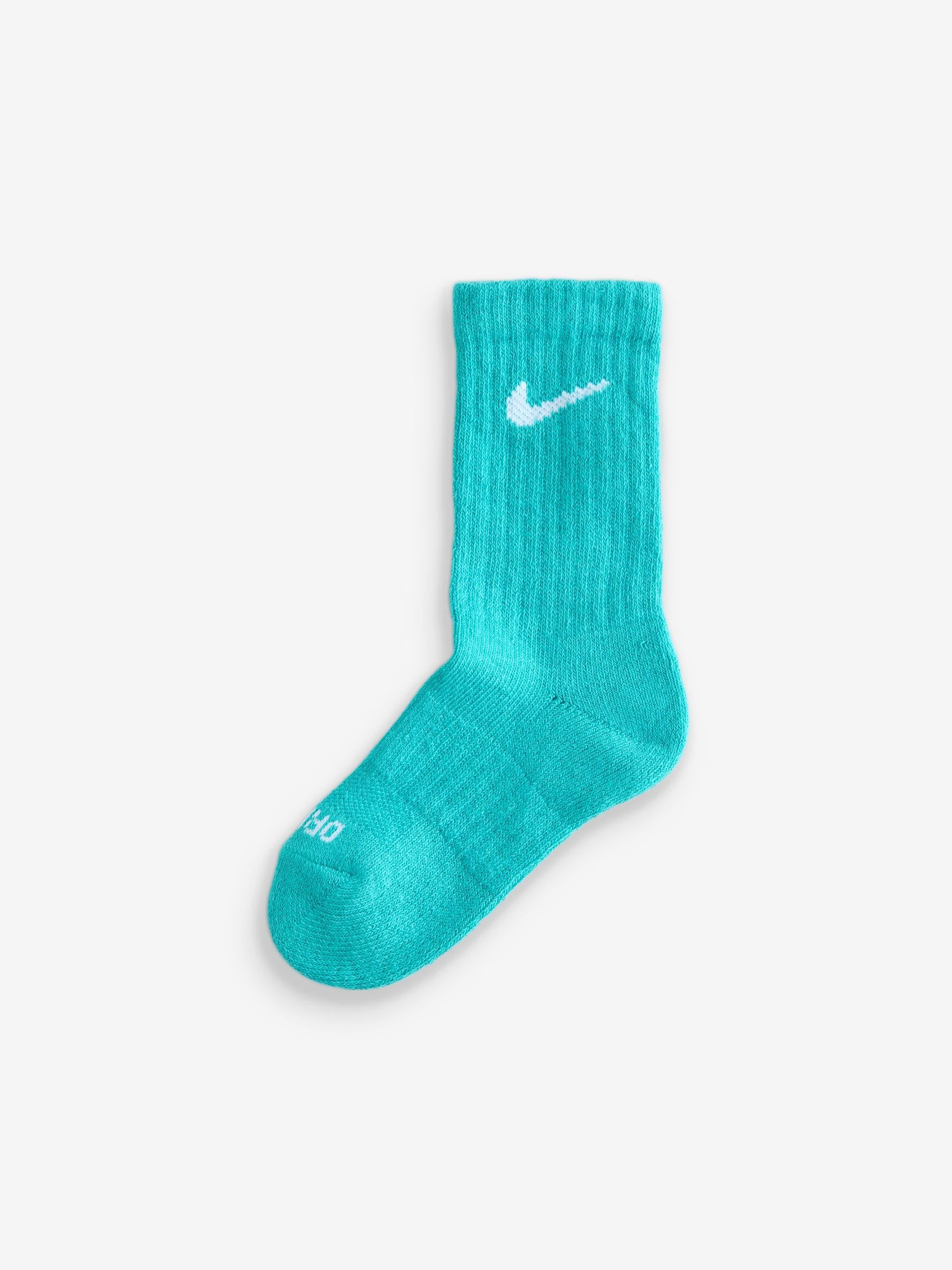 teal nike socks