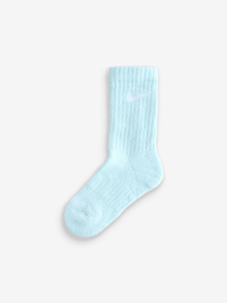 Nike Glacier Blue Little Kids Performance Crew Socks 6 Pack - Image 7 of 7