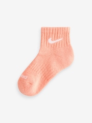 Nike Glacier Blue Kids Little Performance Ankle Socks 6 Pack - Image 4 of 7