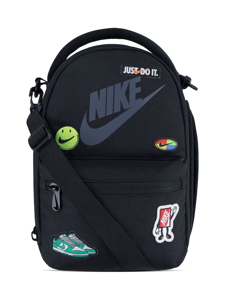 Nike Black Patch Logo Lunch Bag - Image 1 of 7