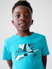 Nike Black Little Kids T-Shirt and Shorts Set - Image 5 of 10