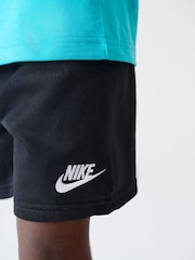 Nike Black Little Kids T-Shirt and Shorts Set - Image 6 of 10