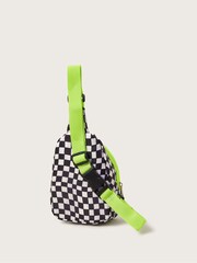 Monsoon Black Check Skater Bag - Image 2 of 3