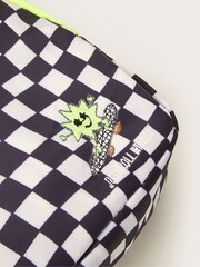 Monsoon Black Check Skater Bag - Image 3 of 3