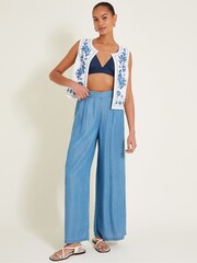 Monsoon Blue Suzie Bikini Top - Image 5 of 6