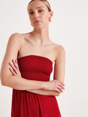 Rot - Monsoon Bailey Bandeau-Kleid - Bild 4 von 5