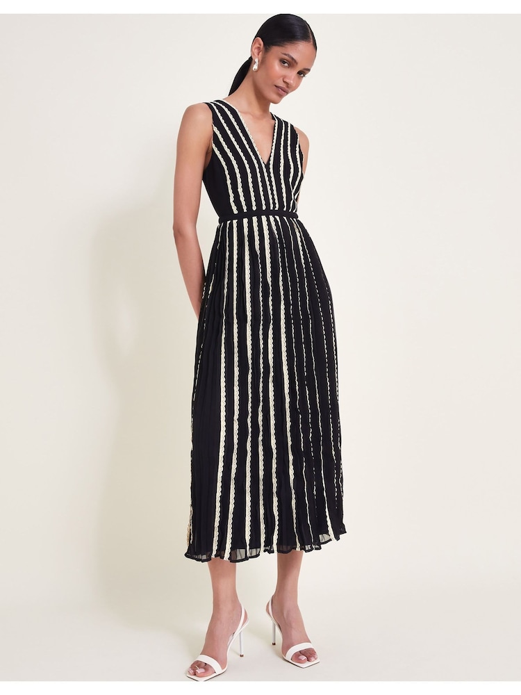 Monsoon Black Harper Dress - Image 1 of 5