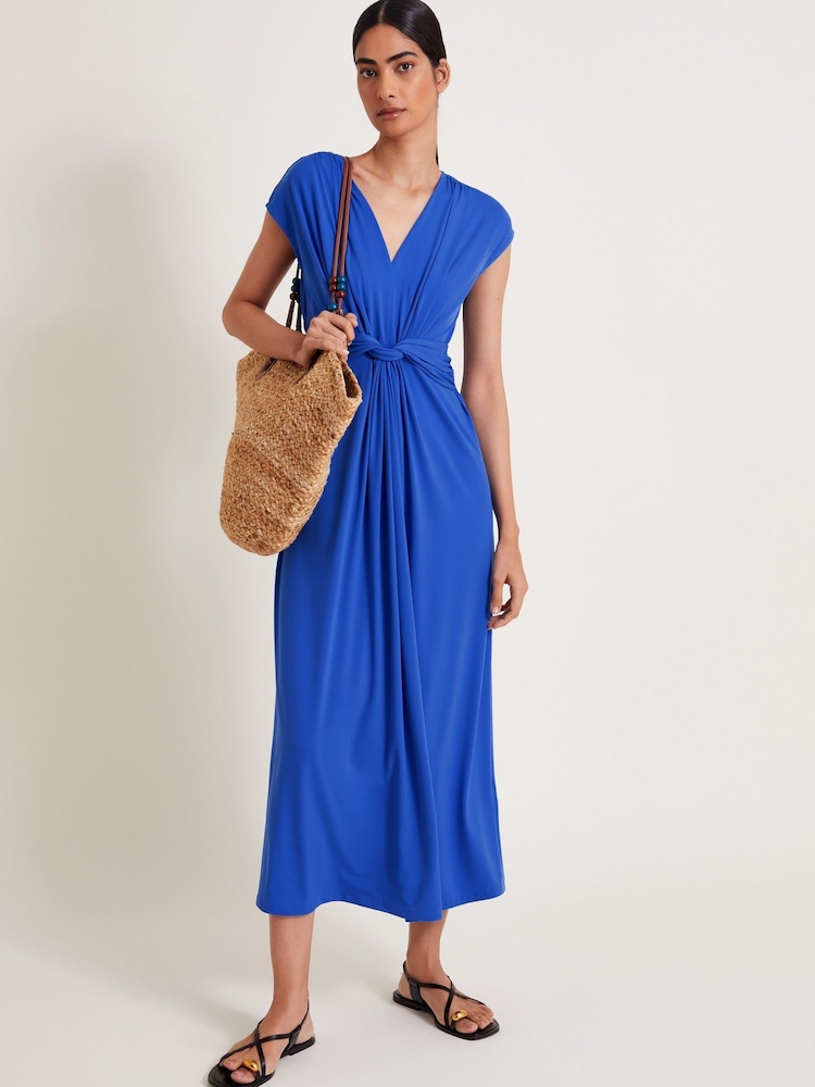 Monsoon Blue Jaya Jersey Maxi Dress - Image 1 of 1 Monsoon Blue Jaya Jersey Maxi Dress - Image 1 of 1