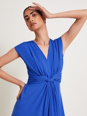 Monsoon Blue Jaya Jersey Maxi Dress - Image 1 of 3