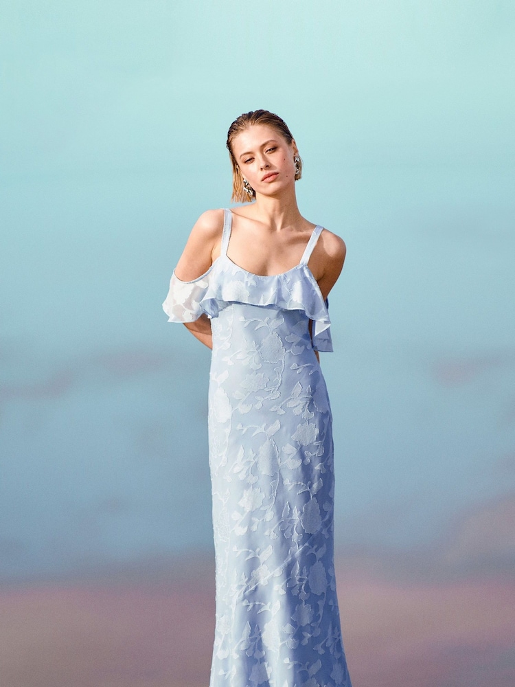 Monsoon Blue Briella Burnout Dress - Image 1 of 7