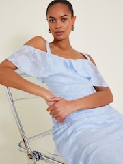 Monsoon Blue Briella Burnout Dress - Image 3 of 7