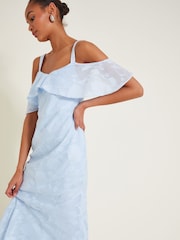 Monsoon Blue Briella Burnout Dress - Image 5 of 7