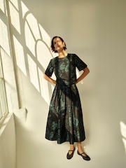 Monsoon Black Cleo Mesh Ballet Flats - Image 3 of 5