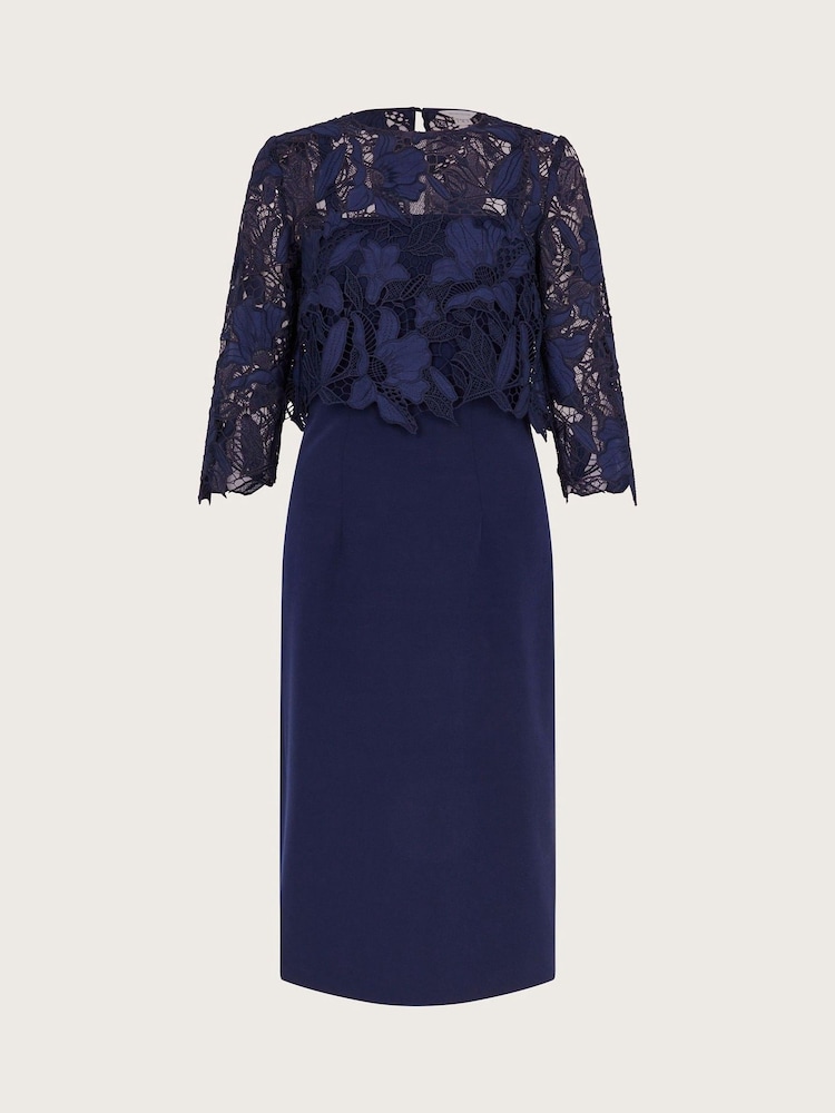 Monsoon Blue Maya Lace Dress - Image 5 of 5 Monsoon Blue Maya Lace Dress - Image 5 of 5