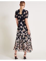 Monsoon Black Rosa Maxi Dress - Image 3 of 6