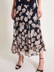 Monsoon Black Rosa Maxi Dress - Image 4 of 6