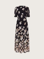 Monsoon Black Rosa Maxi Dress - Image 6 of 6