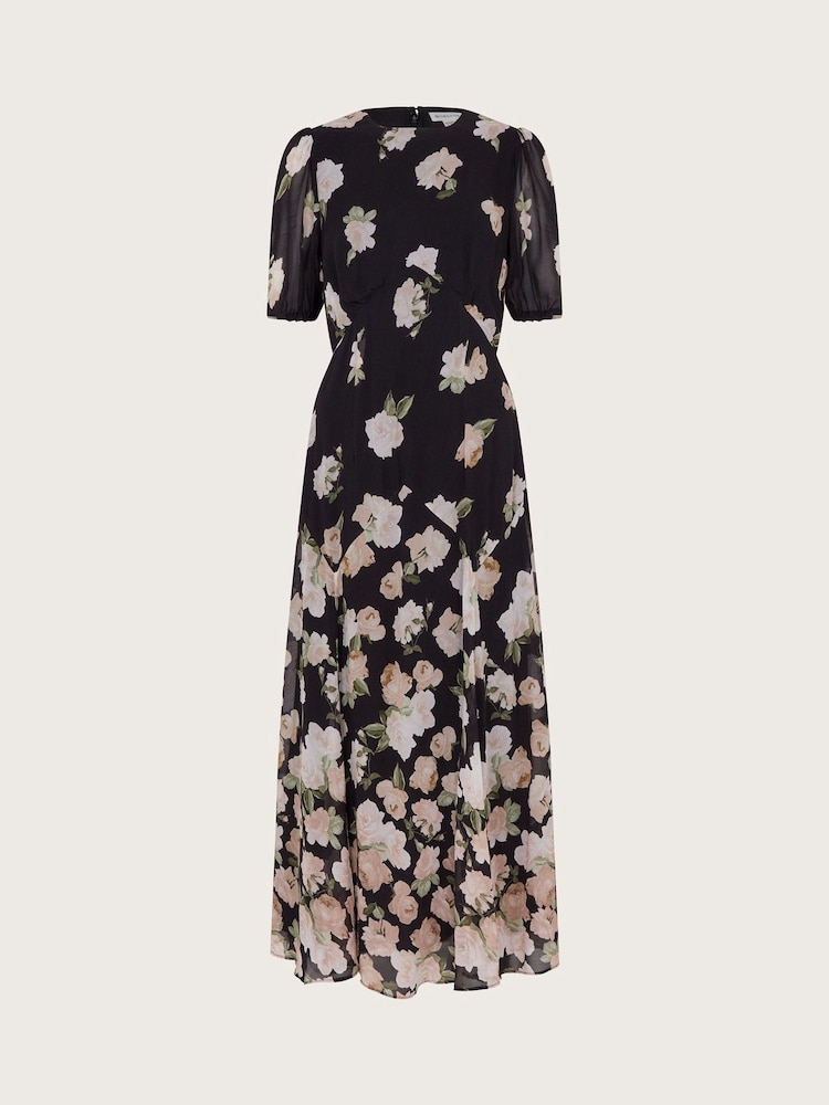 Monsoon Black Rosa Maxi Dress - Image 6 of 6