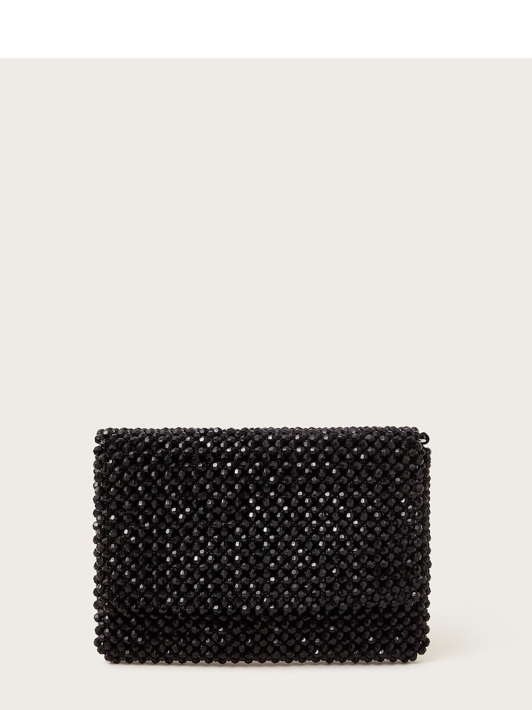 Monsoon Black Molly Beaded Bag - Image 1 of 3