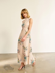 Monsoon Pink Serenity Halter Dress - Image 2 of 7