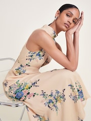Monsoon Pink Serenity Halter Dress - Image 3 of 7