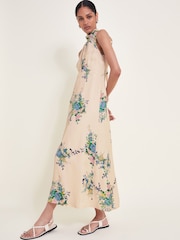 Monsoon Pink Serenity Halter Dress - Image 6 of 7
