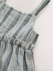 Blue 100% Cotton Top and Shorts Set (3mths-7yrs) - Image 3 of 4